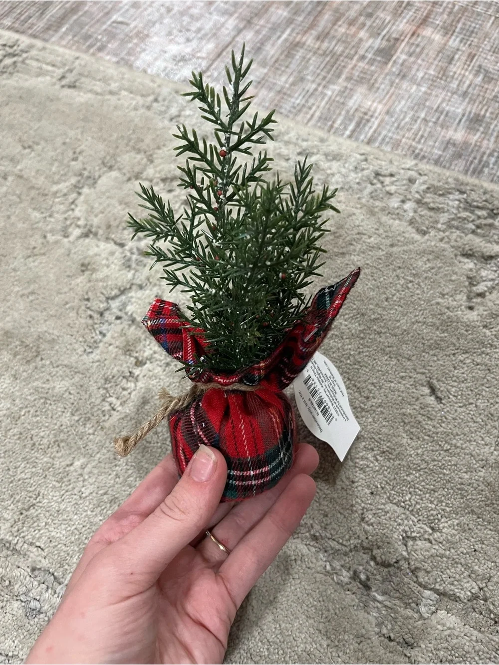 Decorative Bundle- 6 Mini Metal Pots and Tree for Classy Decor - Picture 4 of 4